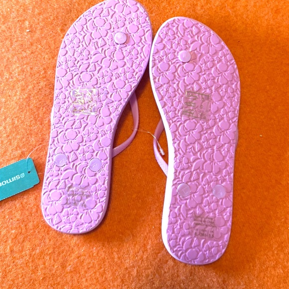 Roxy pink flower Bermuda flip-flops sandals NWT - Picture 6 of 6